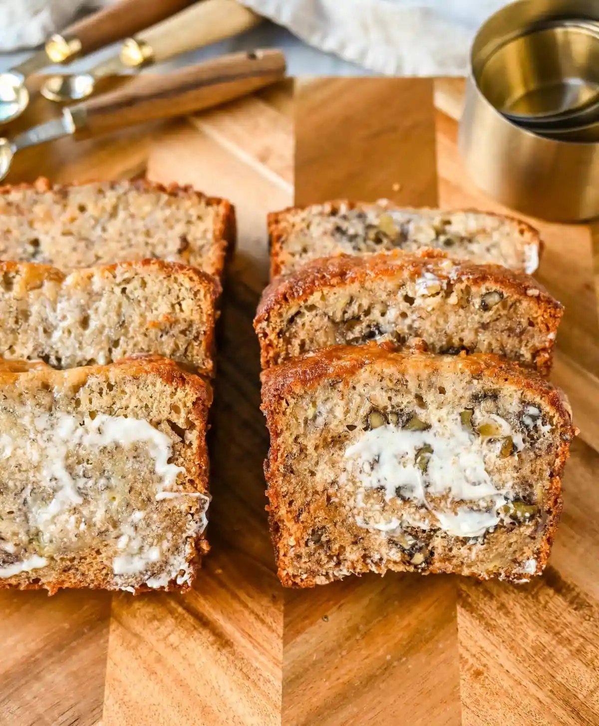 How to make the famous, award-winning Flour Bakery Banana Bread. This is the best banana nut bread recipe and is perfectly moist with sweet banana flavor.