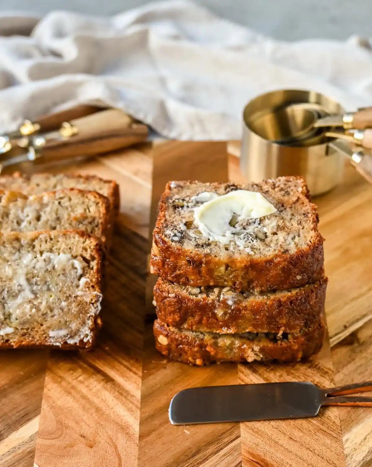 How to make the famous, award-winning Flour Bakery Banana Bread. This is the best banana nut bread recipe and is perfectly moist with sweet banana flavor.