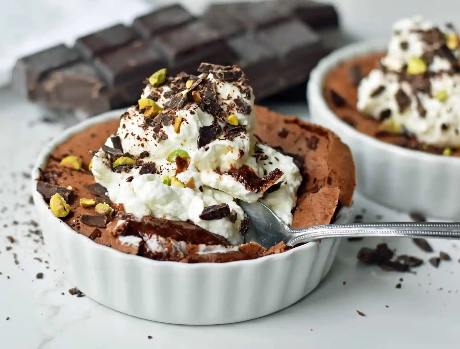 Flourless Chocolate Molten Lava Cake