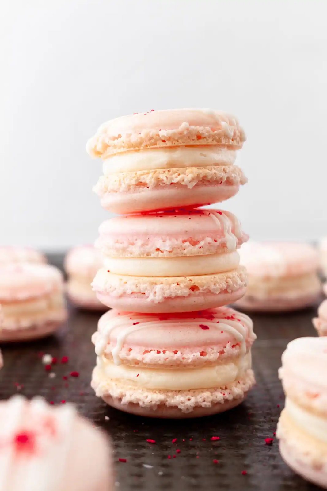 French macarons are delicate sandwich cookies renowned for their crisp shells, airy interiors, and signature “feet” at the base. The best macarons made with whipped egg whites, almond flour, and sugar, they boast a sweet flavor that complements an array of fillings. While they have a reputation for being finicky, mastering these homemade macarons can be done with these tips and tricks.