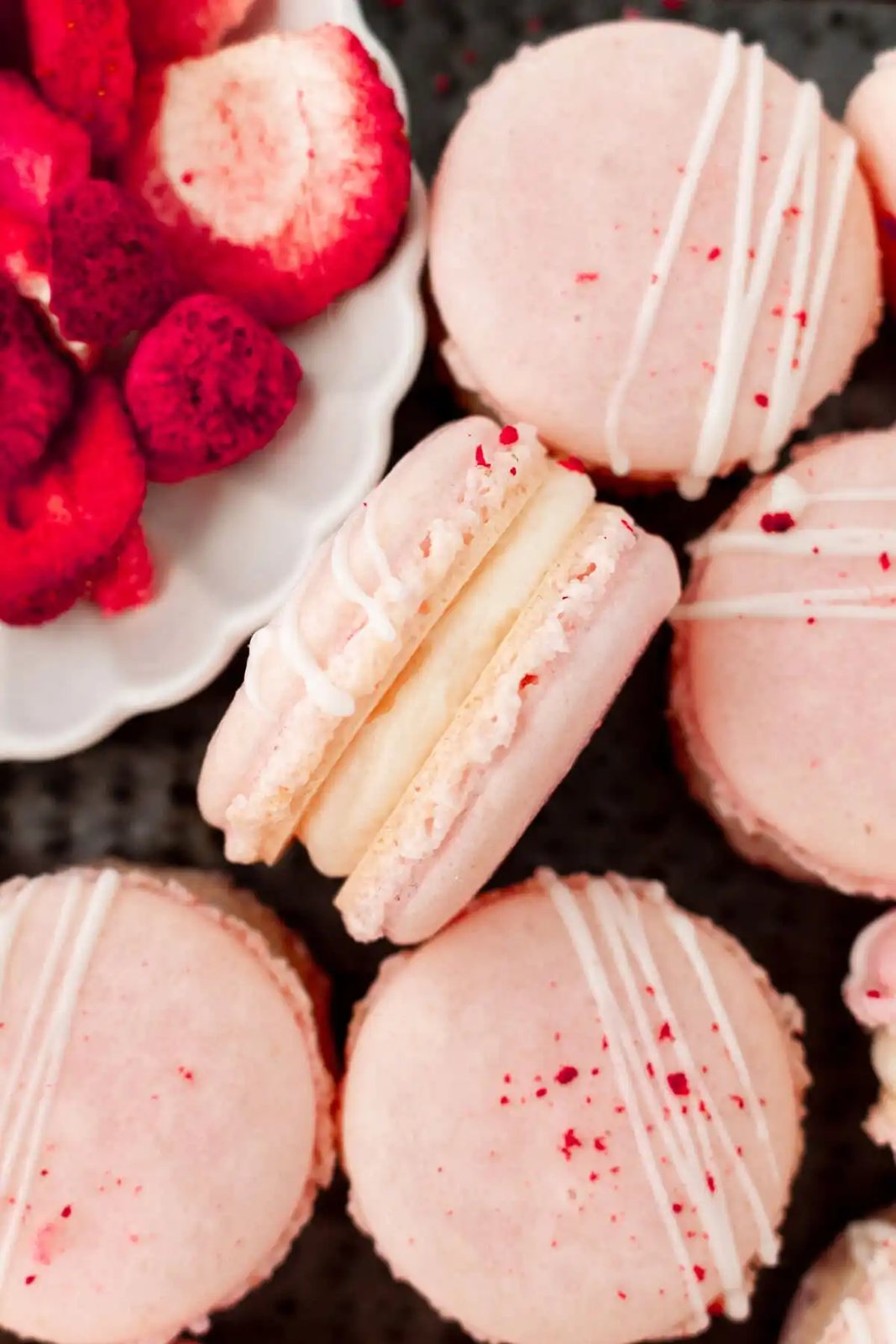 French macarons are delicate sandwich cookies renowned for their crisp shells, airy interiors, and signature “feet” at the base. The best macarons made with whipped egg whites, almond flour, and sugar, they boast a sweet flavor that complements an array of fillings. While they have a reputation for being finicky, mastering these homemade macarons can be done with these tips and tricks.