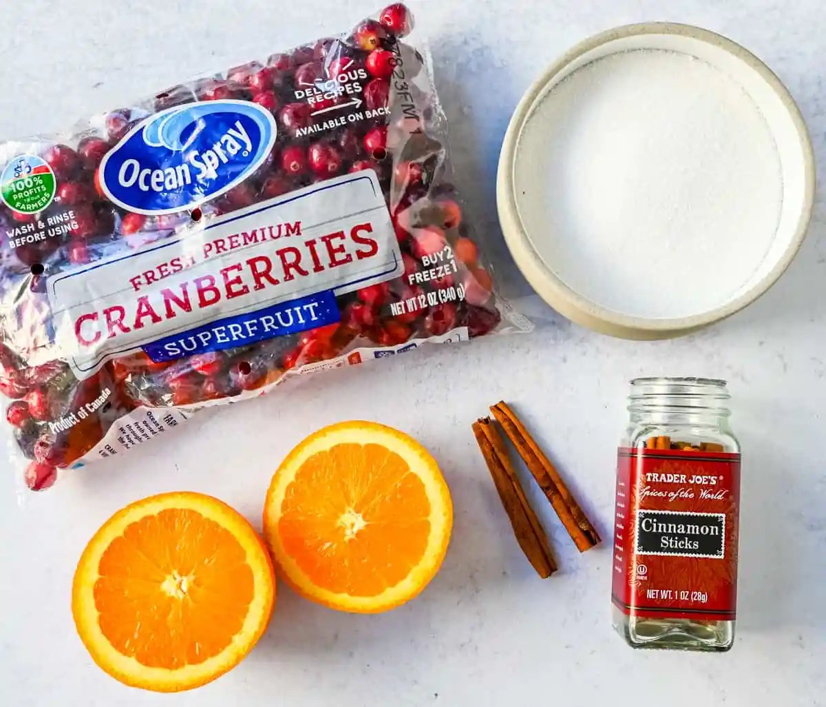Cranberry Sauce Ingredients