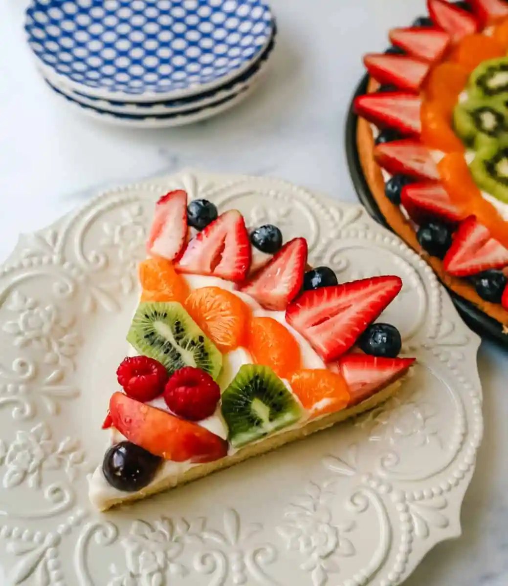 Fruit Pizza with Sugar Cookie Crust