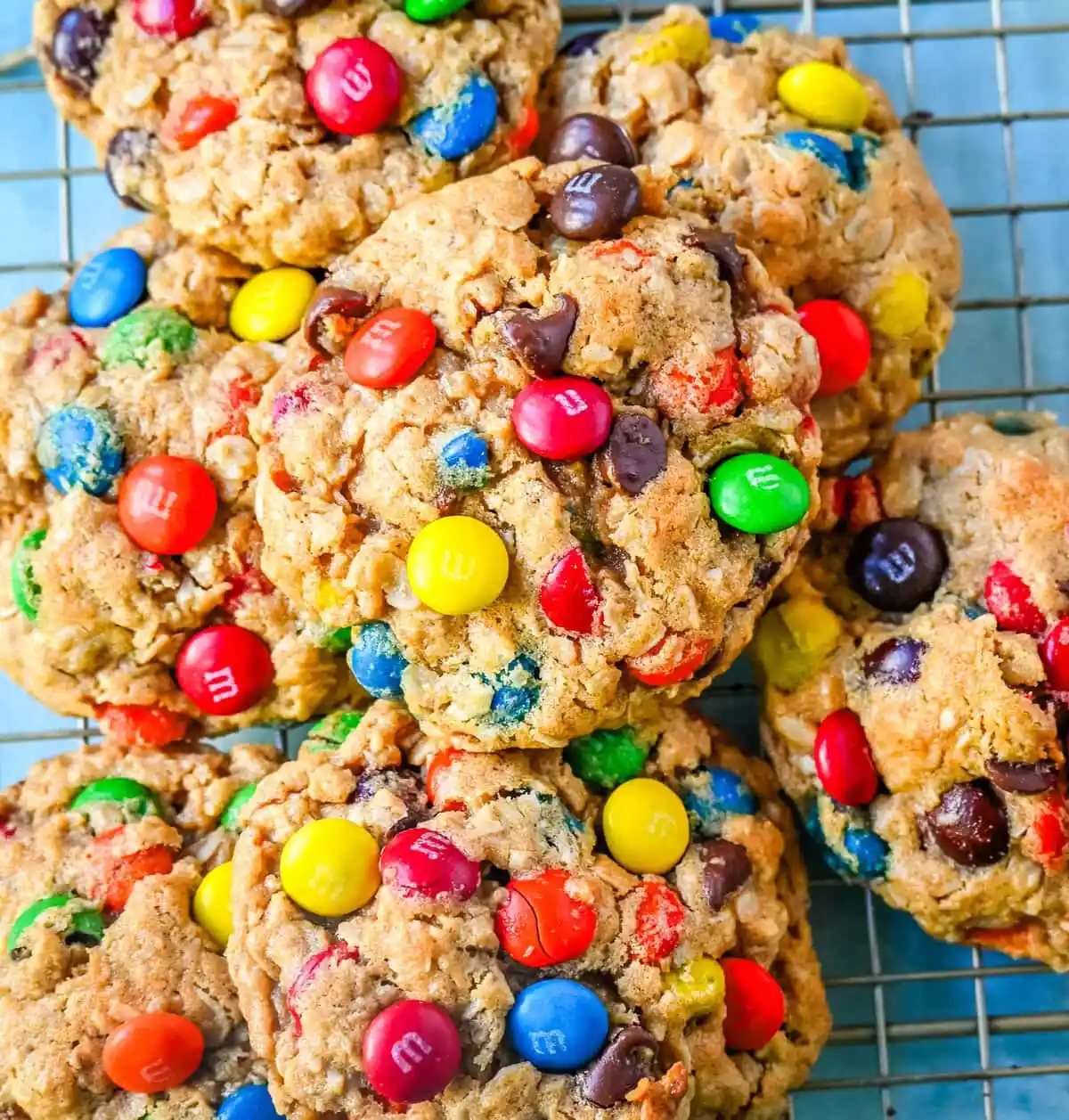 Gluten Free Flourless Monster Cookies