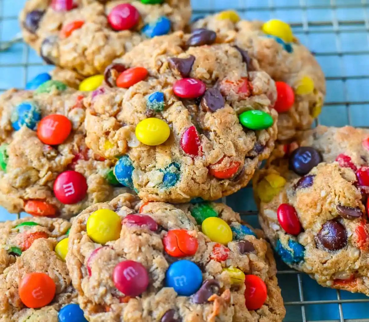 Gluten-Free Monster cookies are the perfect combination of oats, peanut butter, chocolate chips, and M&M's. The best part? They’re naturally gluten-free and naturally flourless. Whether you’re gluten-sensitive, celiac, or just love a hearty cookie, this Flourless Monster Cookie recipe will have you baking up a storm.