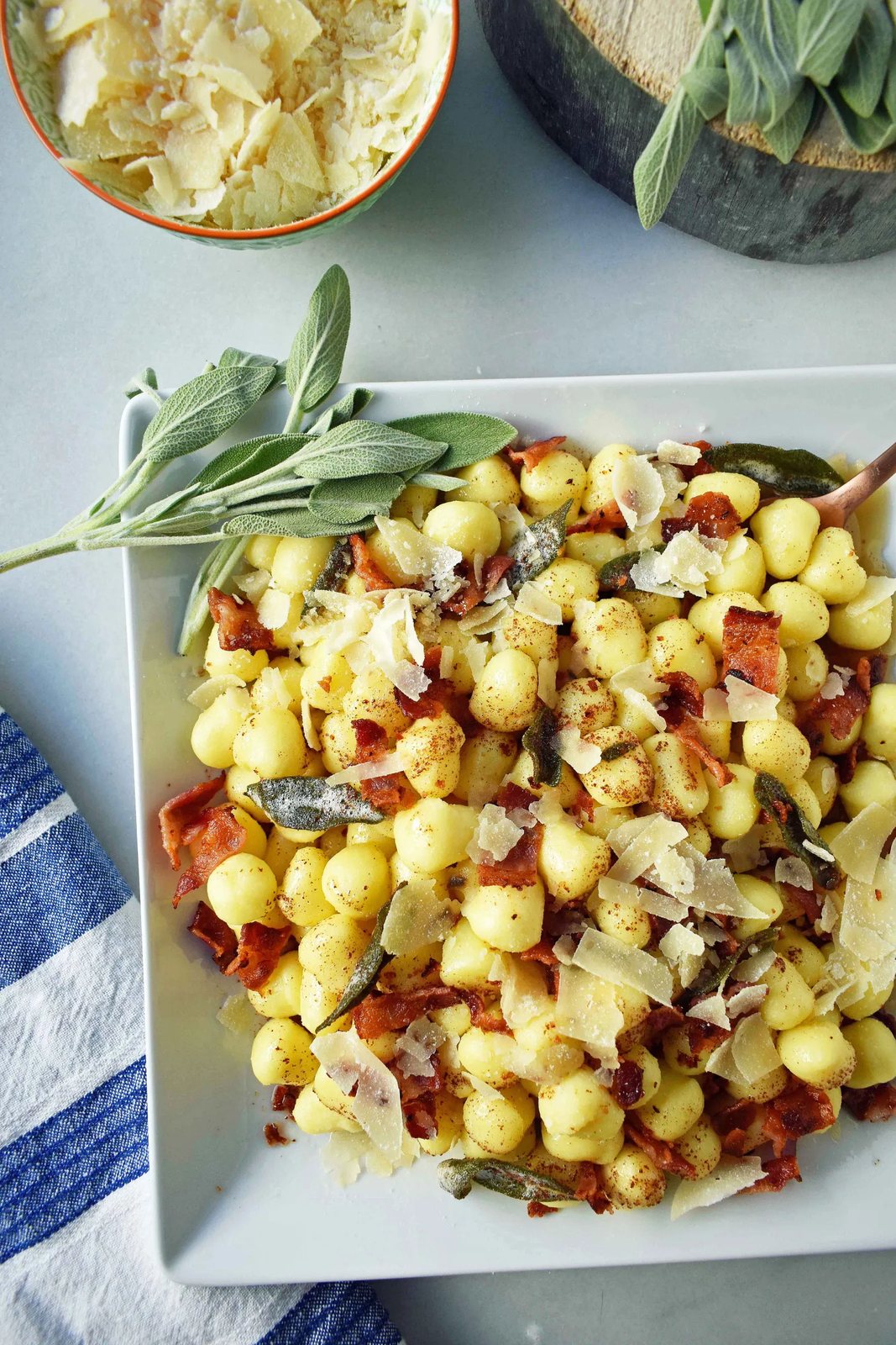 Gnocchi with Brown Butter, Crispy Pancetta, and Sage