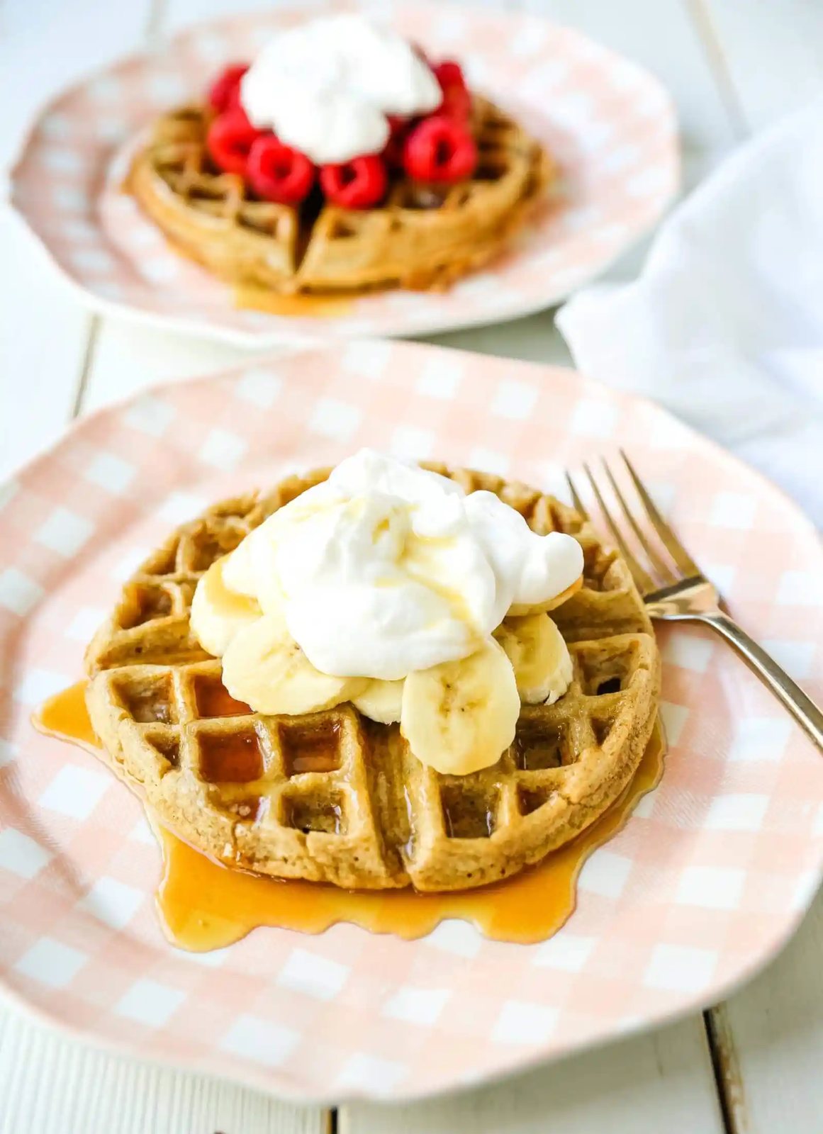 Healthy Gluten-Free Banana Oat Waffles