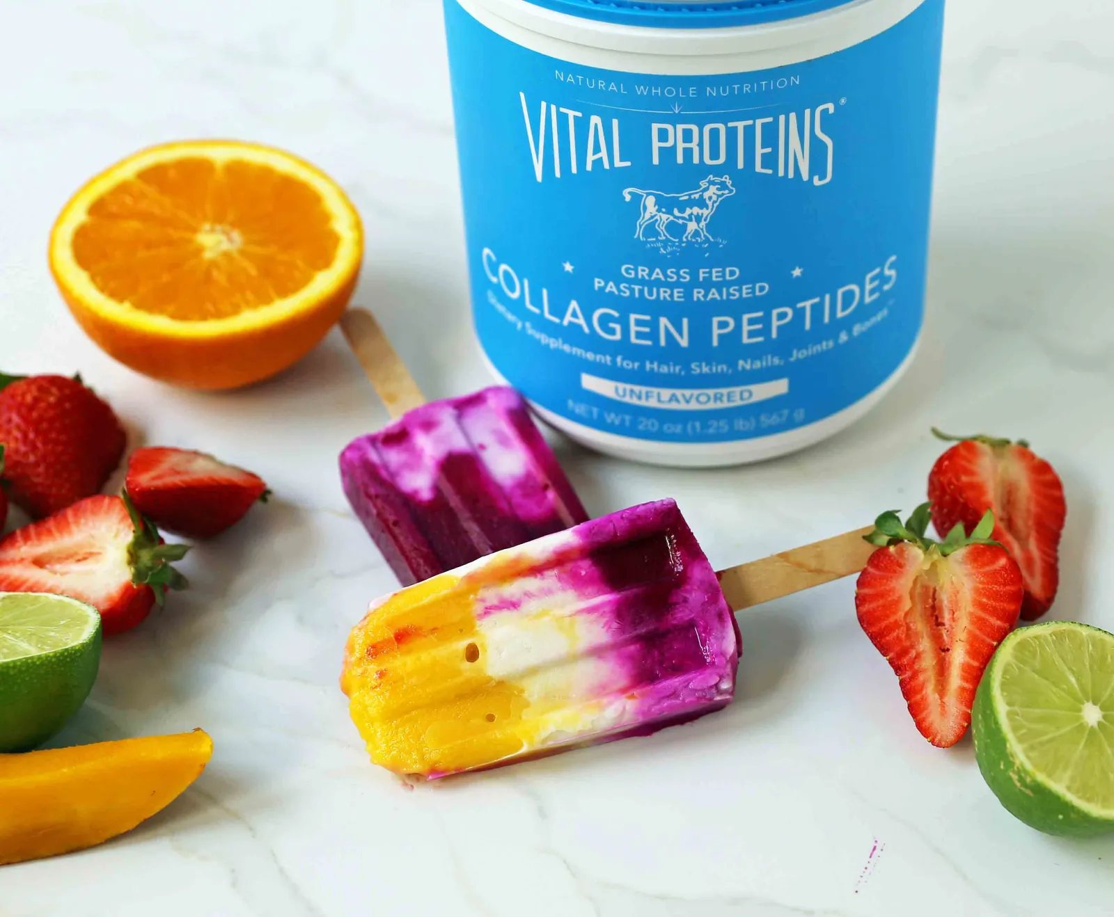Homemade Fruit Popsicles Recipe. Fruit and Cream Popsicles. How to make homemade fruit and cream popsicles. Mango and Cream Popsicles. Pitaya and Cream Popsicles. Peaches and Cream Popsicles. Pitaya Strawberry Popsicles. www.modernhoney.com #popsicles #fruitpopsicles #fruitandcreampopsicles #homemadepopsicles