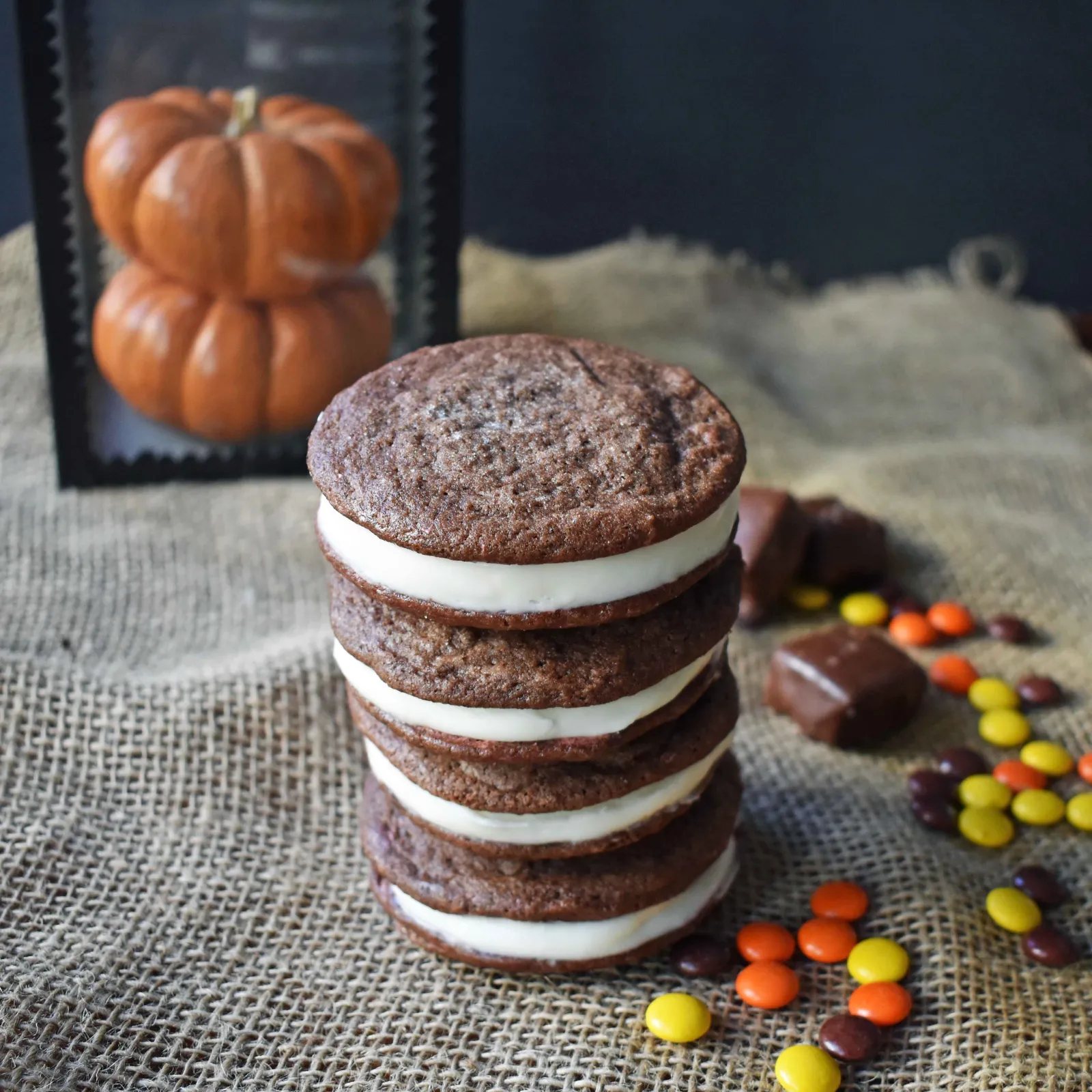 Homemade Oreo Cookies by Modern Honey. Rich Chocolate Cookies filled with Sweet Buttercream Filling. It's Oreos cookies but so much better.