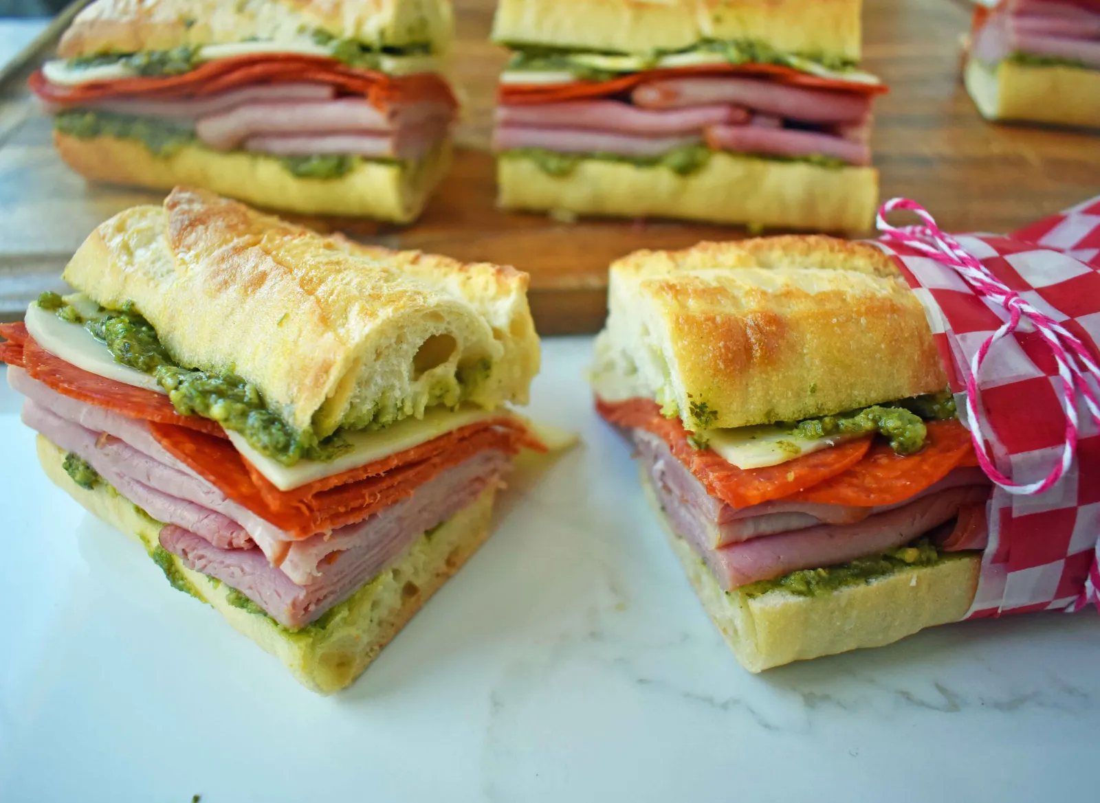 Italian Pressed Sandwiches