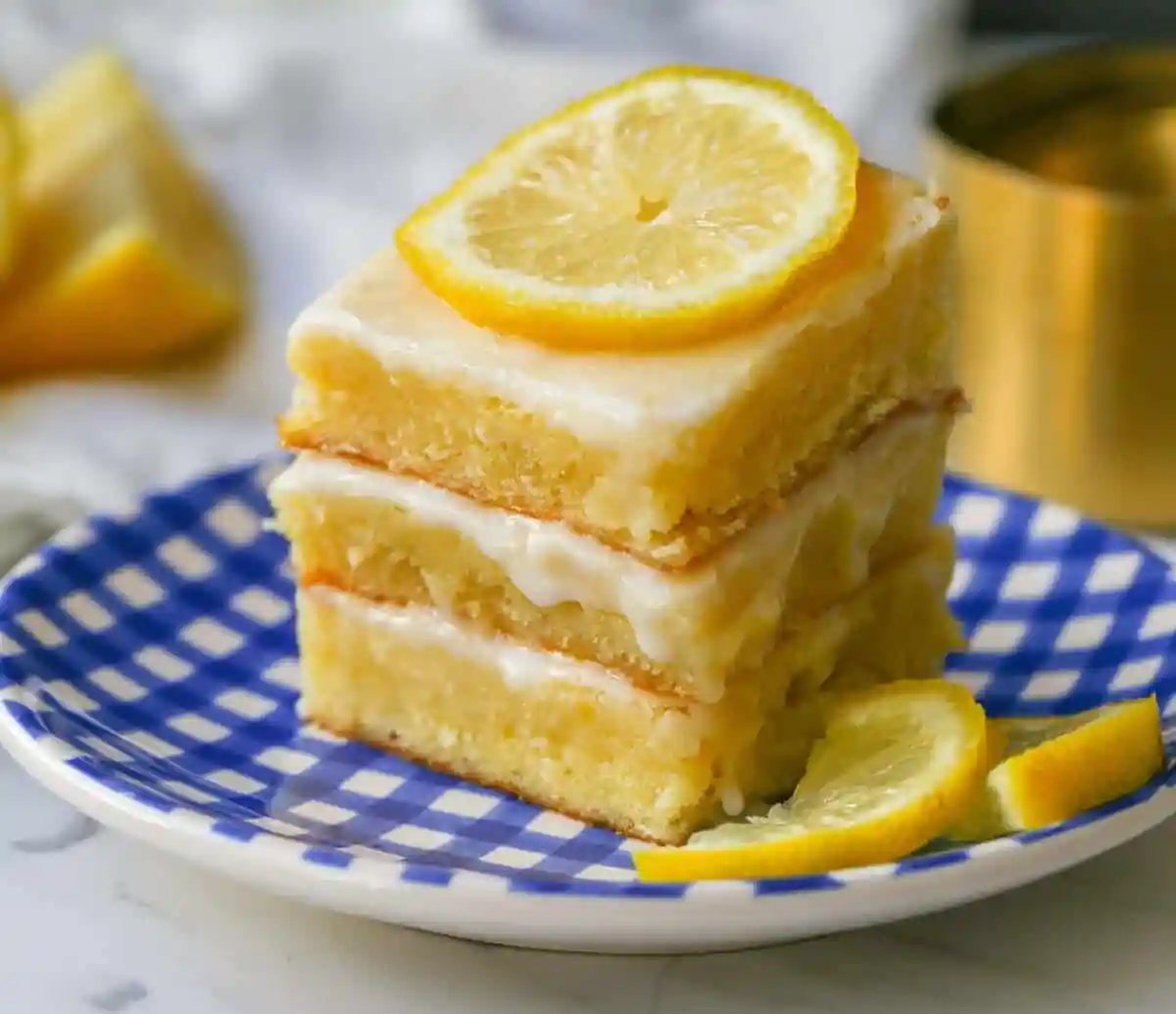 Lemon Brownies. This chewy, fresh lemon brownie with a sweet lemon glaze in made with fresh lemon juice, butter, sugar, eggs, lemon zest, and salt and topped with a tangy lemon sugar glaze. You will love this lemon blondie!