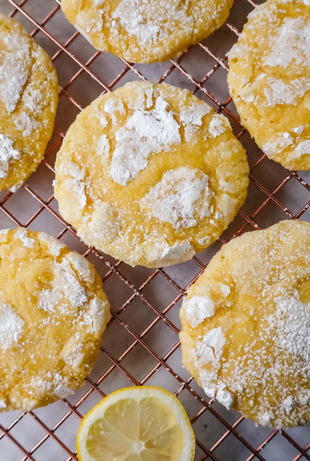 Lemon Crinkle Cookies