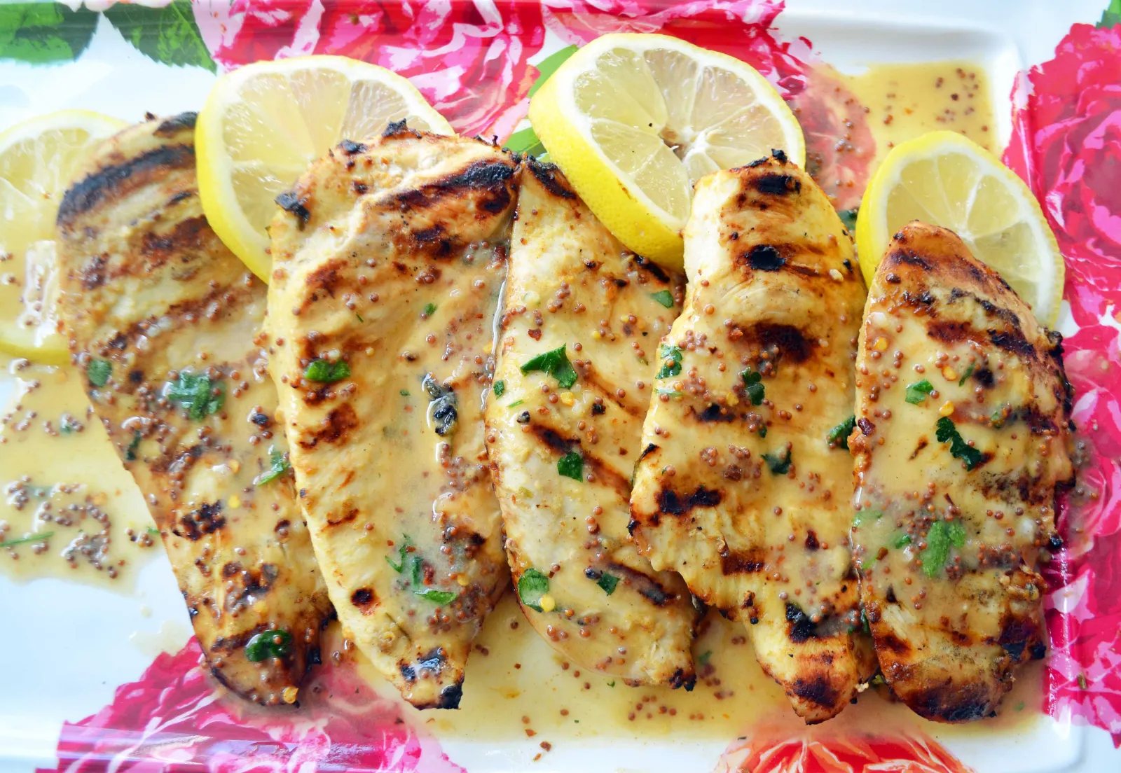 Lemon Honey Dijon Grilled Chicken