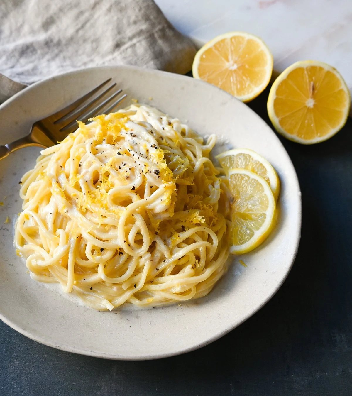 Lemon Pasta (Spaghetti al Limone)