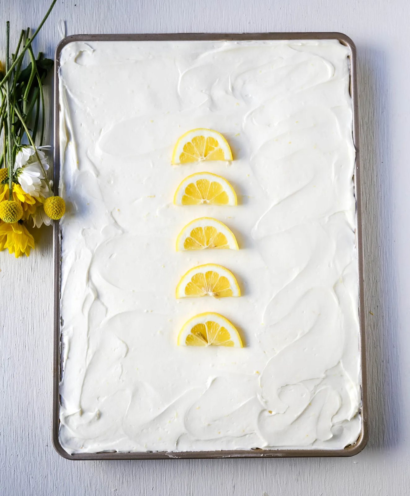 Lemon Sheet Cake Recipe
