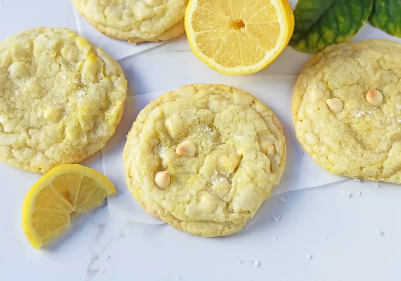 Lemon White Chocolate Chip Cookies