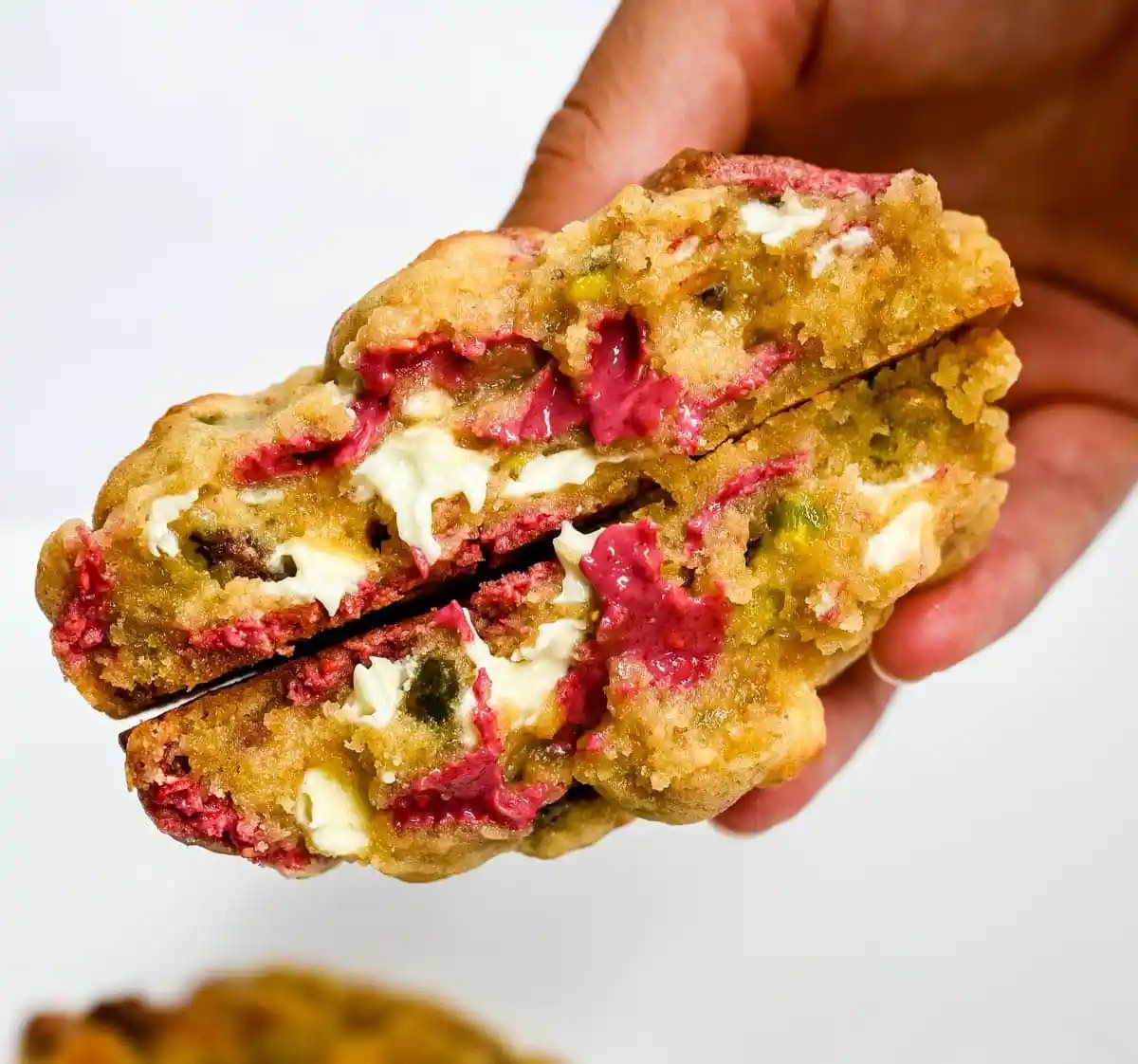 Levain Bakery Raspberry Pistachio Cookies