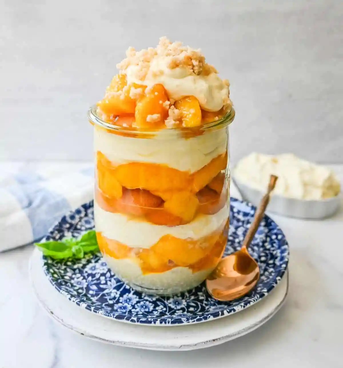 Magnolia Bakery Peach Crisp Pudding
