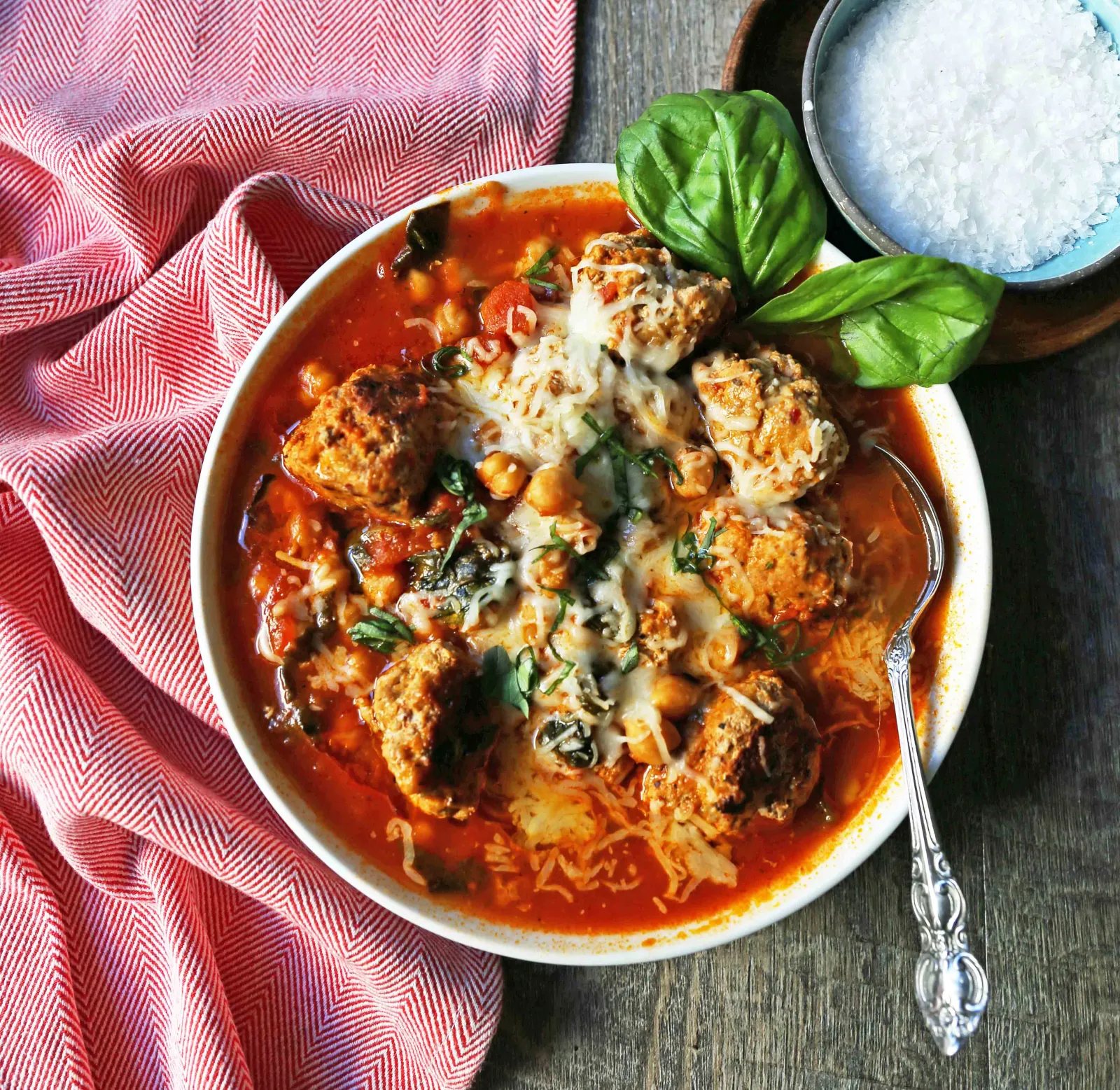 Healthy Turkey Meatball Soup