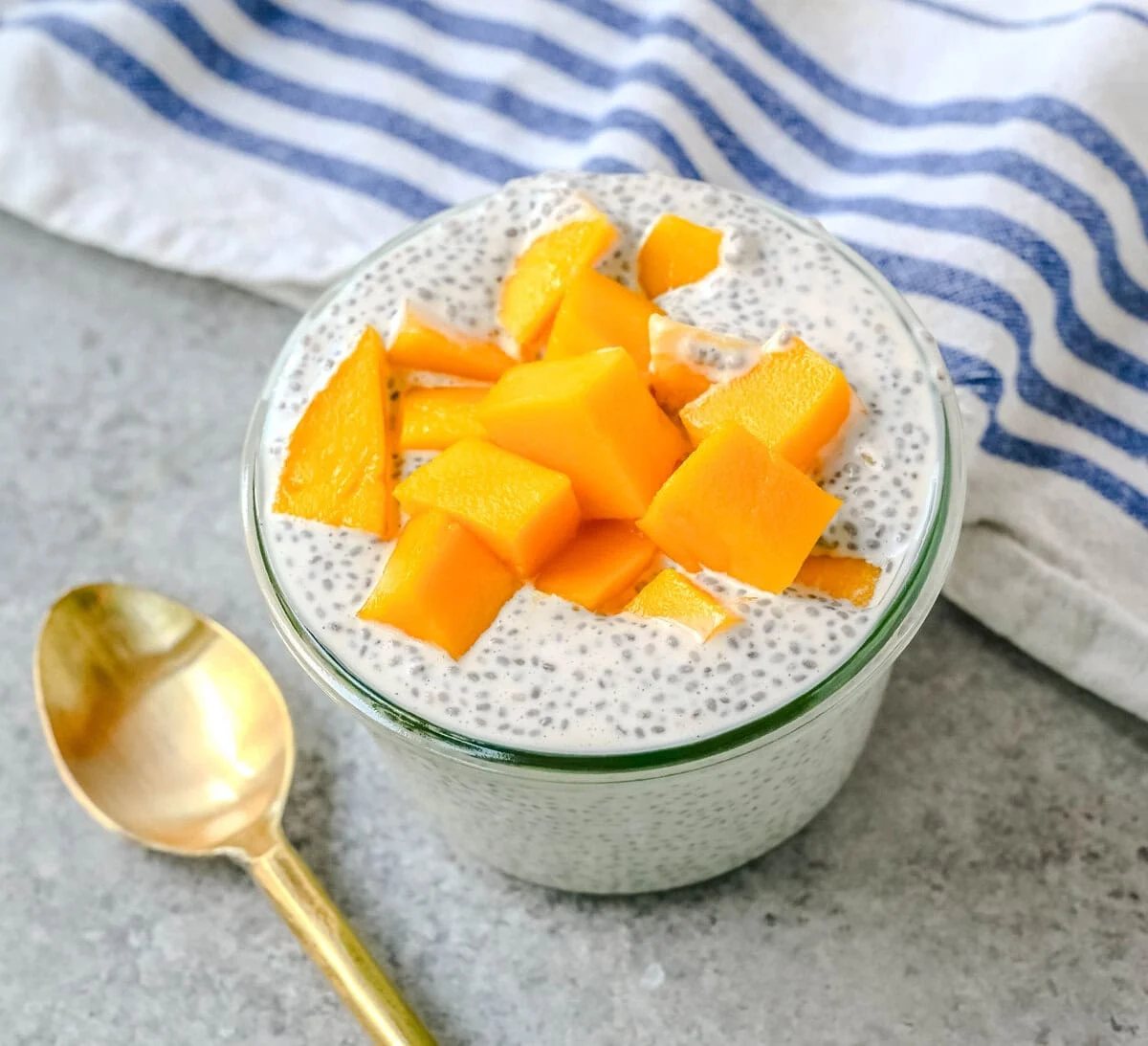 Mango Coconut Chia Pudding