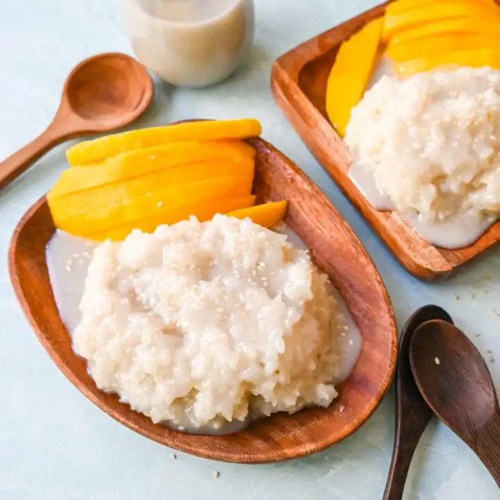 Quick, easy, and perfectly sweet homemade sticky rice with fresh mango. How to make this famous Thai mango sticky rice dessert with simple ingredients.