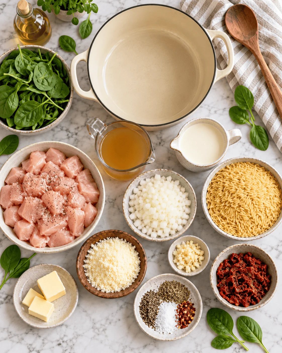 Marry Me Chicken Orzo Ingredients