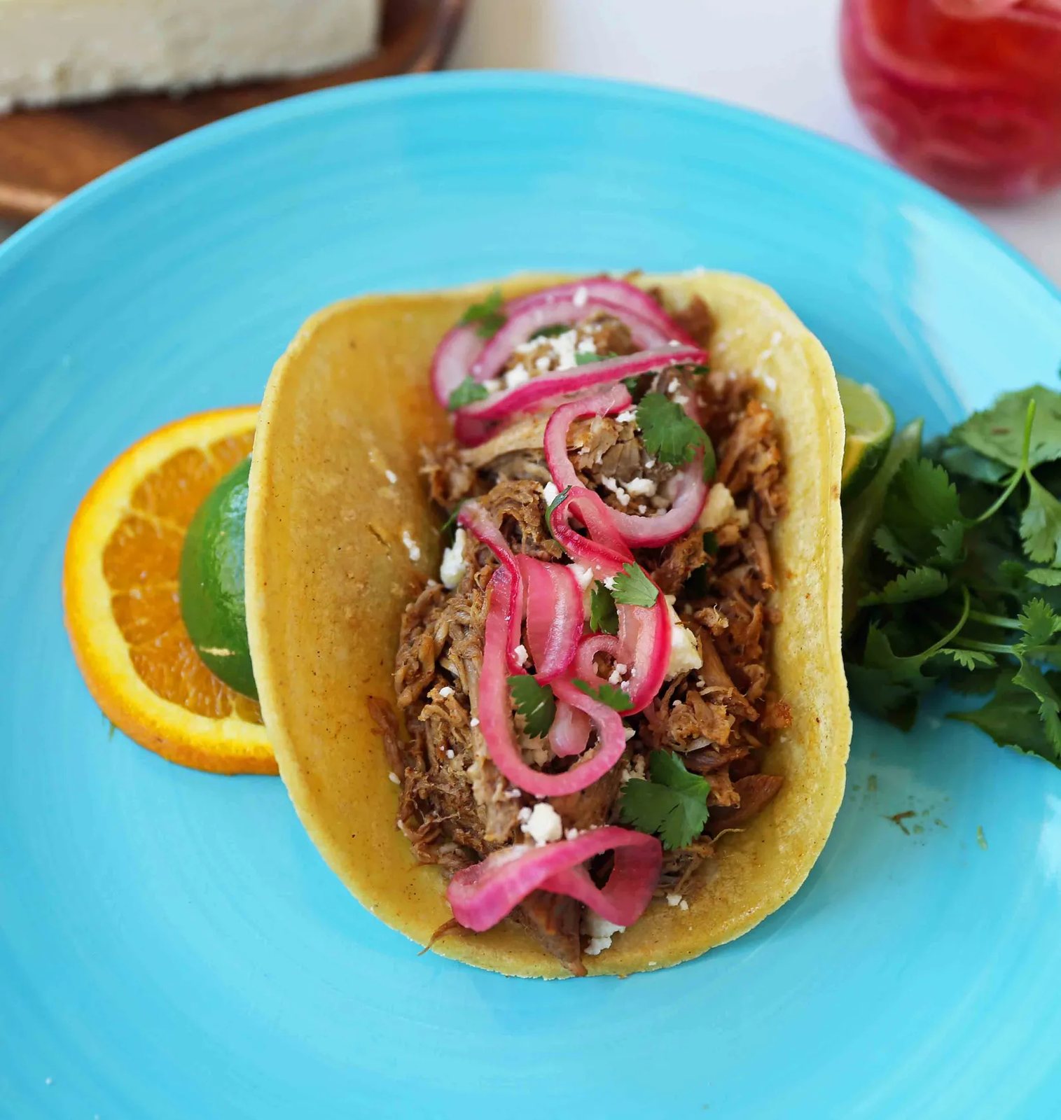 Mexican Pork Carnitas Tacos