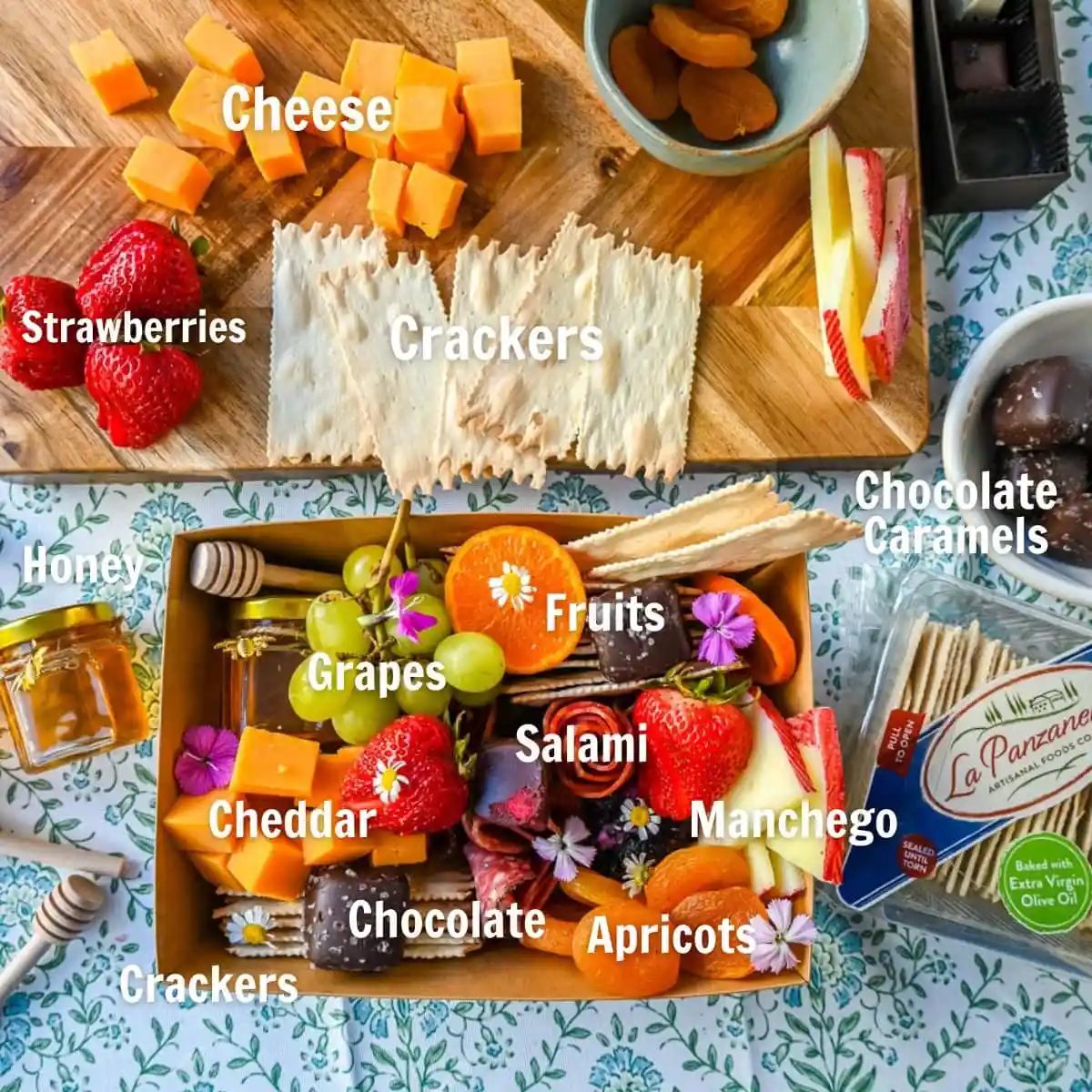 Charcuterie boards have become the epitome of gourmet snacking. But what if you are craving a charcuterie board but you want it on a smaller scale? Enter the mini charcuterie box – a perfect personal-sized grazing box that packs all the flavor in a small package.