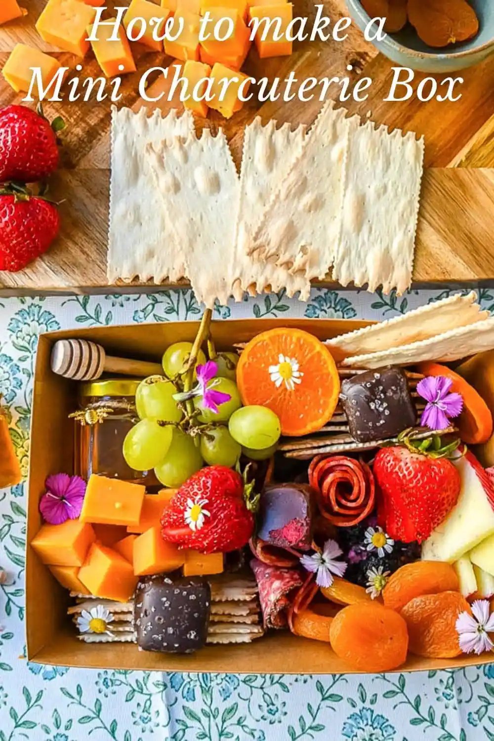 Charcuterie boards have become the epitome of gourmet snacking. But what if you are craving a charcuterie board but you want it on a smaller scale? Enter the mini charcuterie box – a perfect personal-sized grazing box that packs all the flavor in a small package.