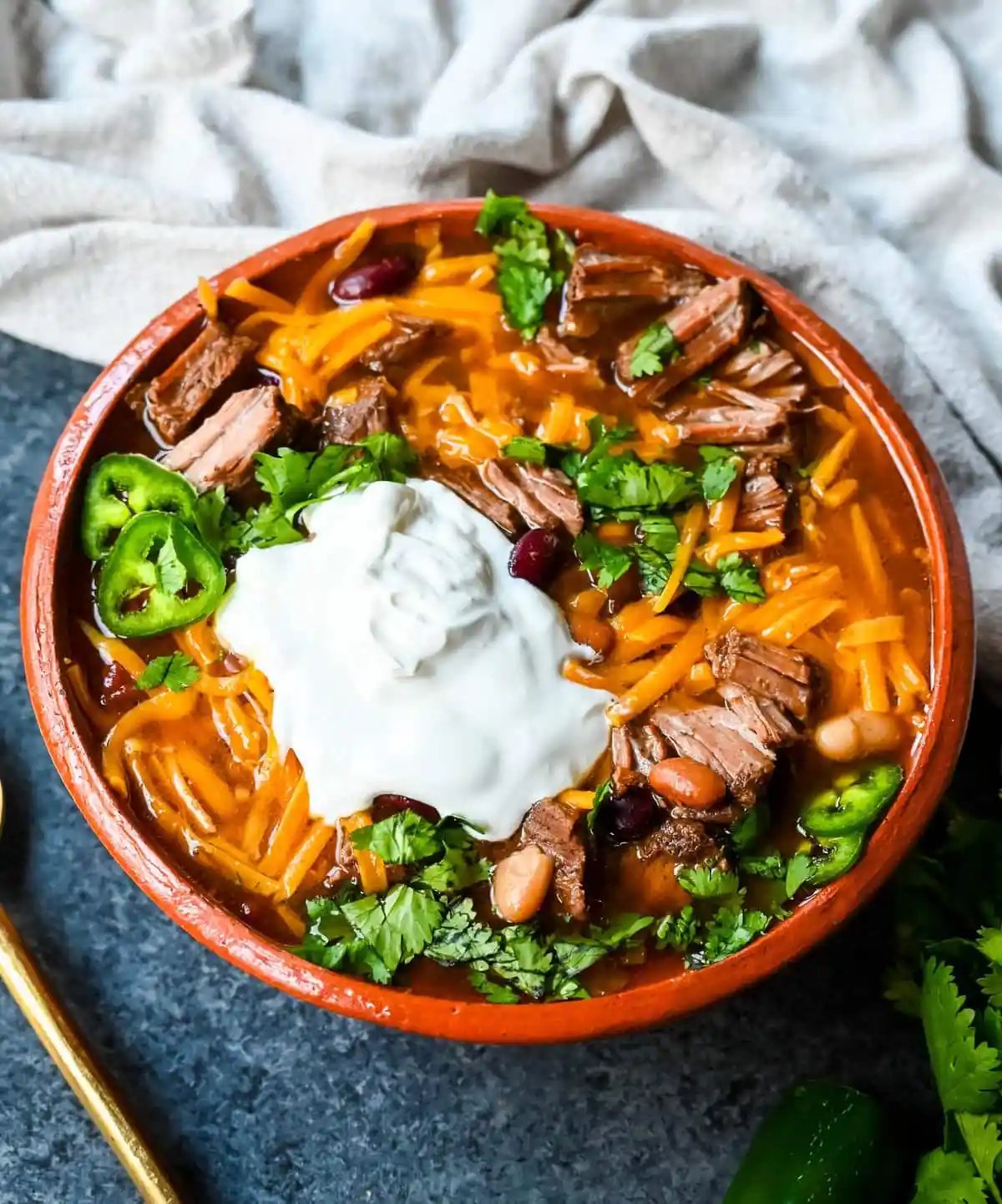 MJ's Award Winning Beef Chili. Making a mean chili is serious business. There are chili contests to be won! This is the time of year where chili contests abound and everyone wants to claim the coveted prize. If you want a prize-winning beef chili made with a slow cooked beef roast, I have a winning beef chili recipe for you!