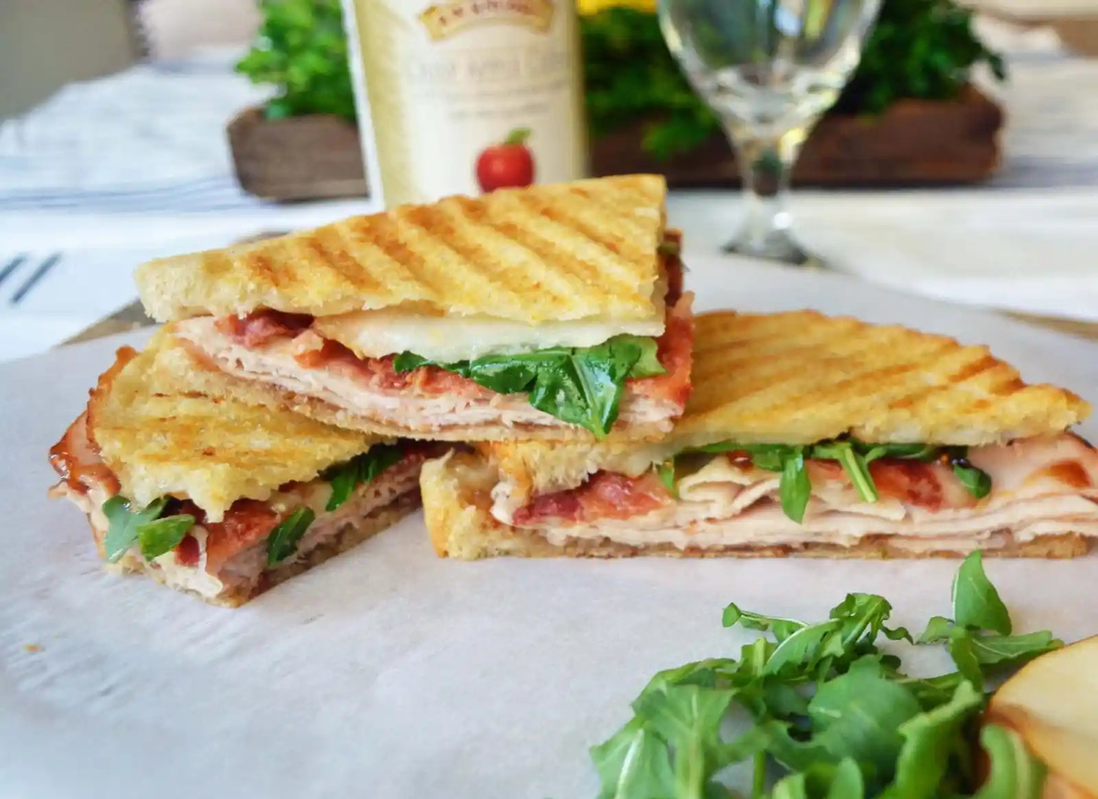 Mrs. Fancy Pants Turkey Bacon Panini