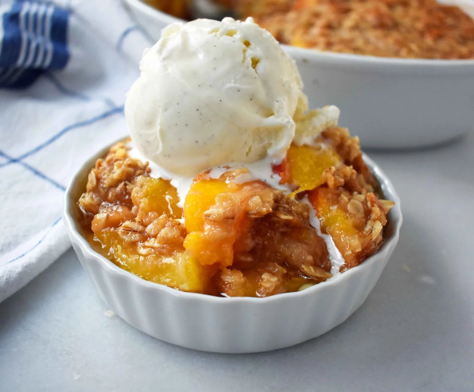 Nectarine Brown Sugar Crisp