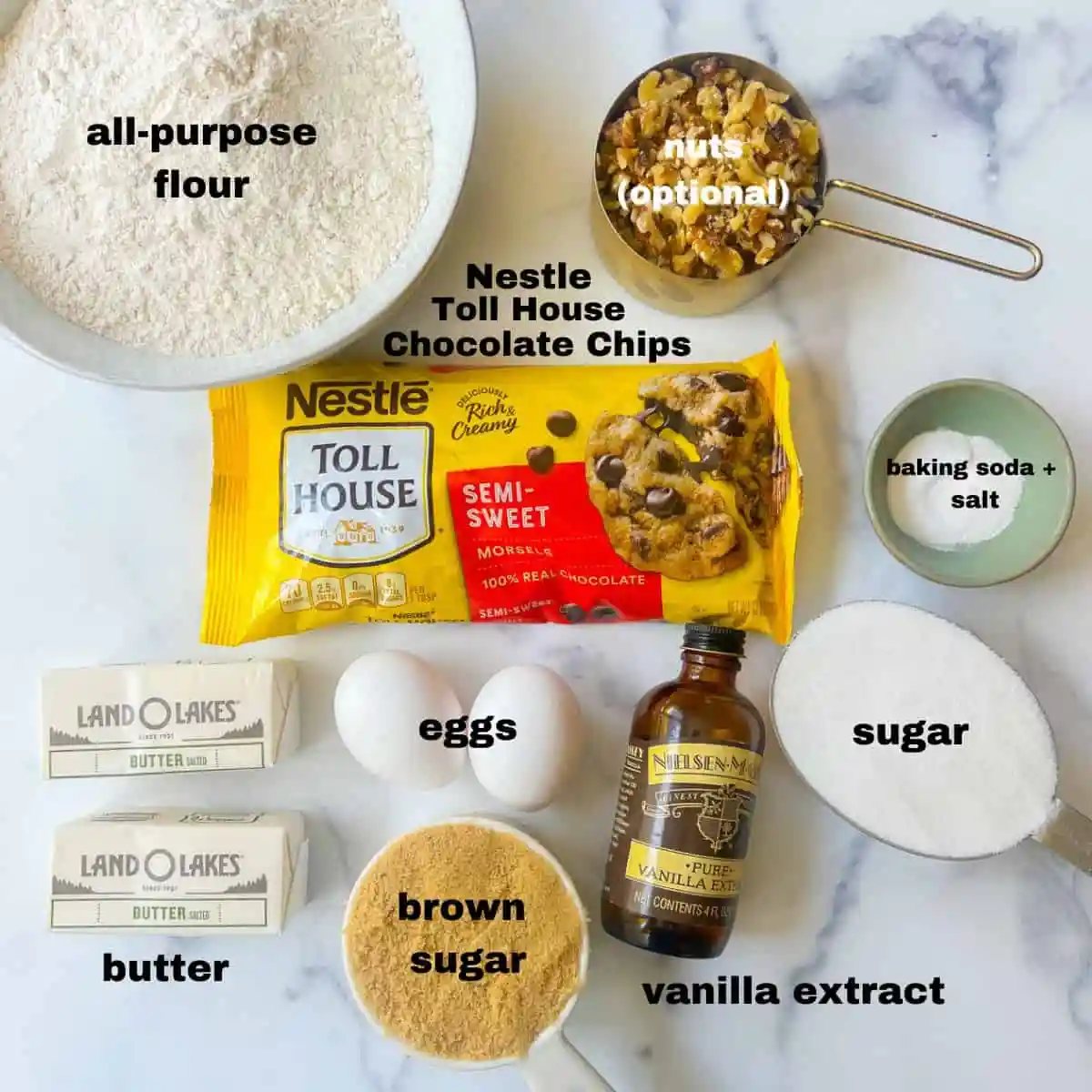 Nestle Toll House Chocolate Chip Cookie Ingredients. The Best Nestle Toll House Cookie Recipe. How to make the classic Nestle Chocolate Chip Cookie Recipe. This is one of the most popular soft chocolate chip cookie recipes in the world!