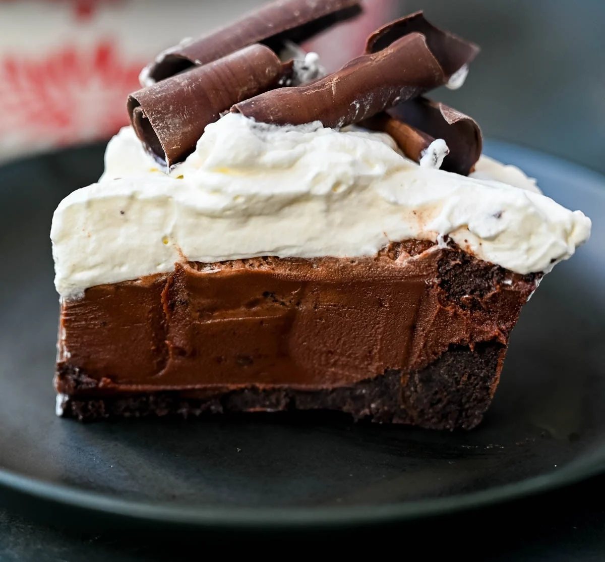 No Bake Chocolate Cream Pie