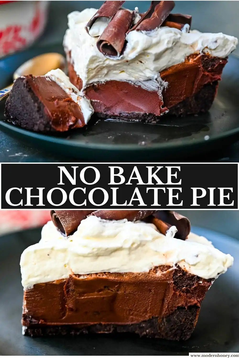 This No Bake Chocolate Cream Pie is made with a buttery Oreo crust holding a luscious chocolate ganache filling topped with sweetened whipped cream. Made with just a handful of ingredients, it’s creamy, chocolatey, and totally foolproof. An easy Chocolate Cream Pie recipe!