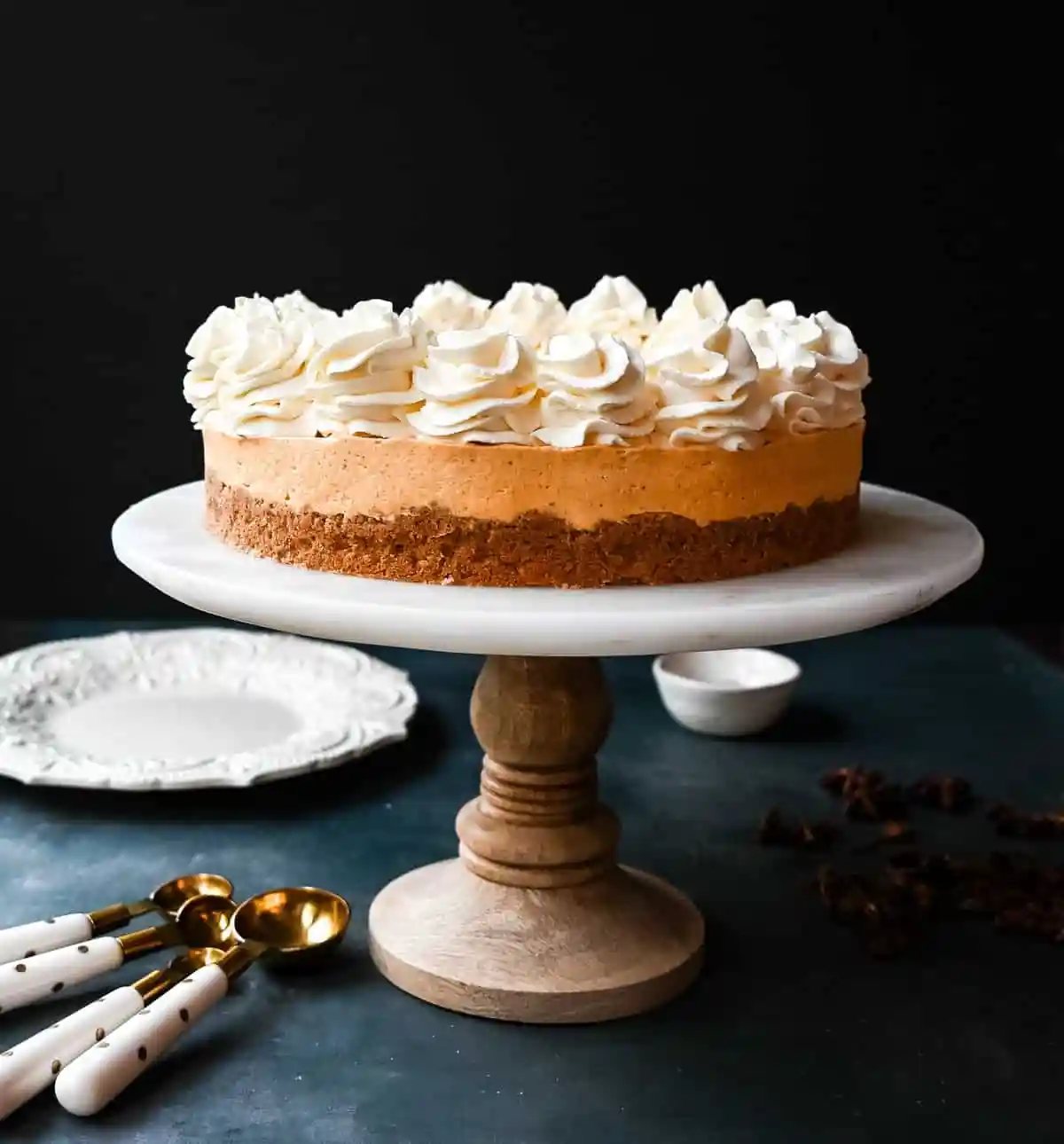 No Bake Pumpkin Cheesecake