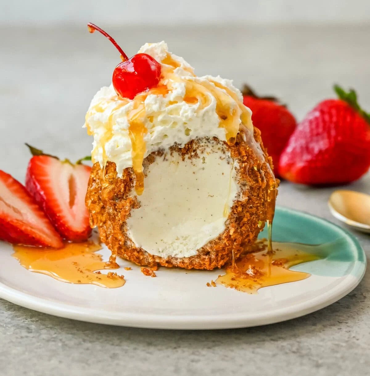 No-Fry Fried Ice Cream
