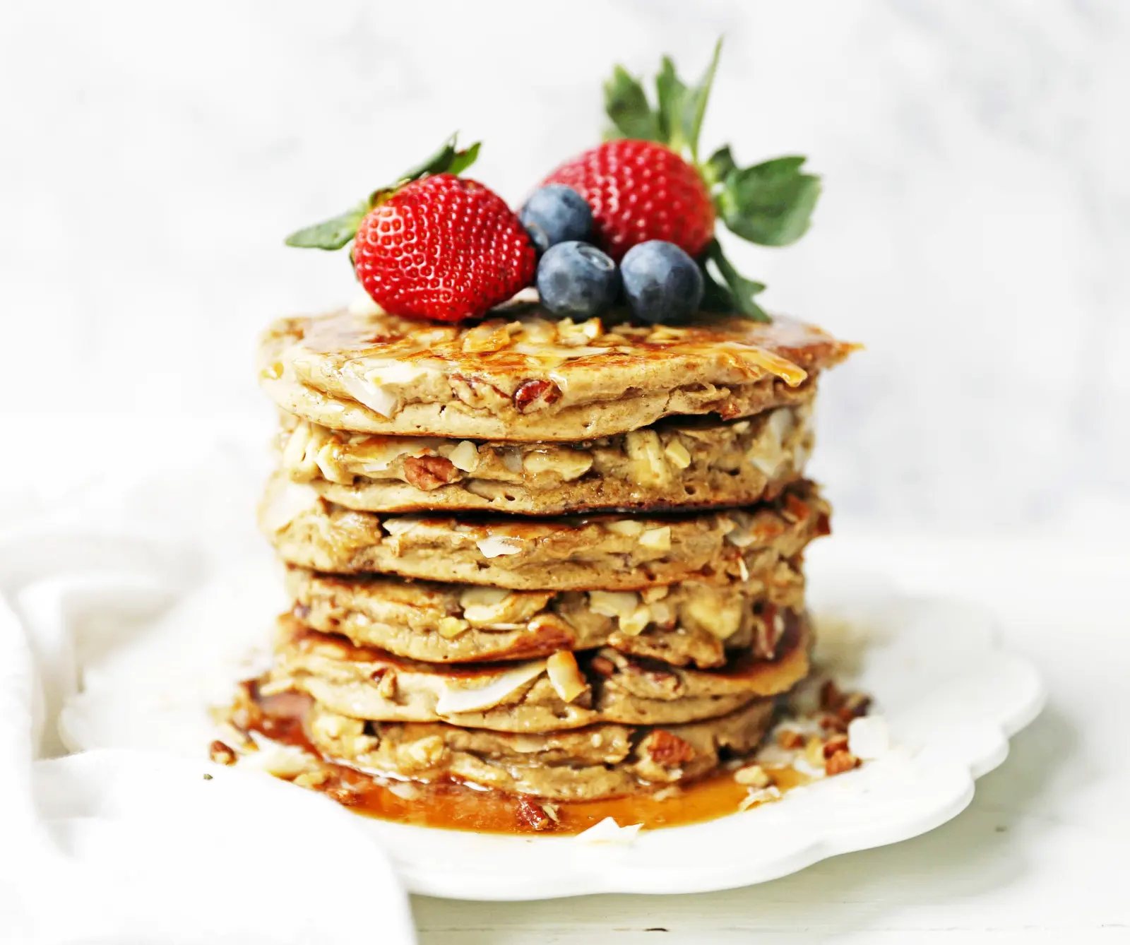 Nutty Granola Pancakes