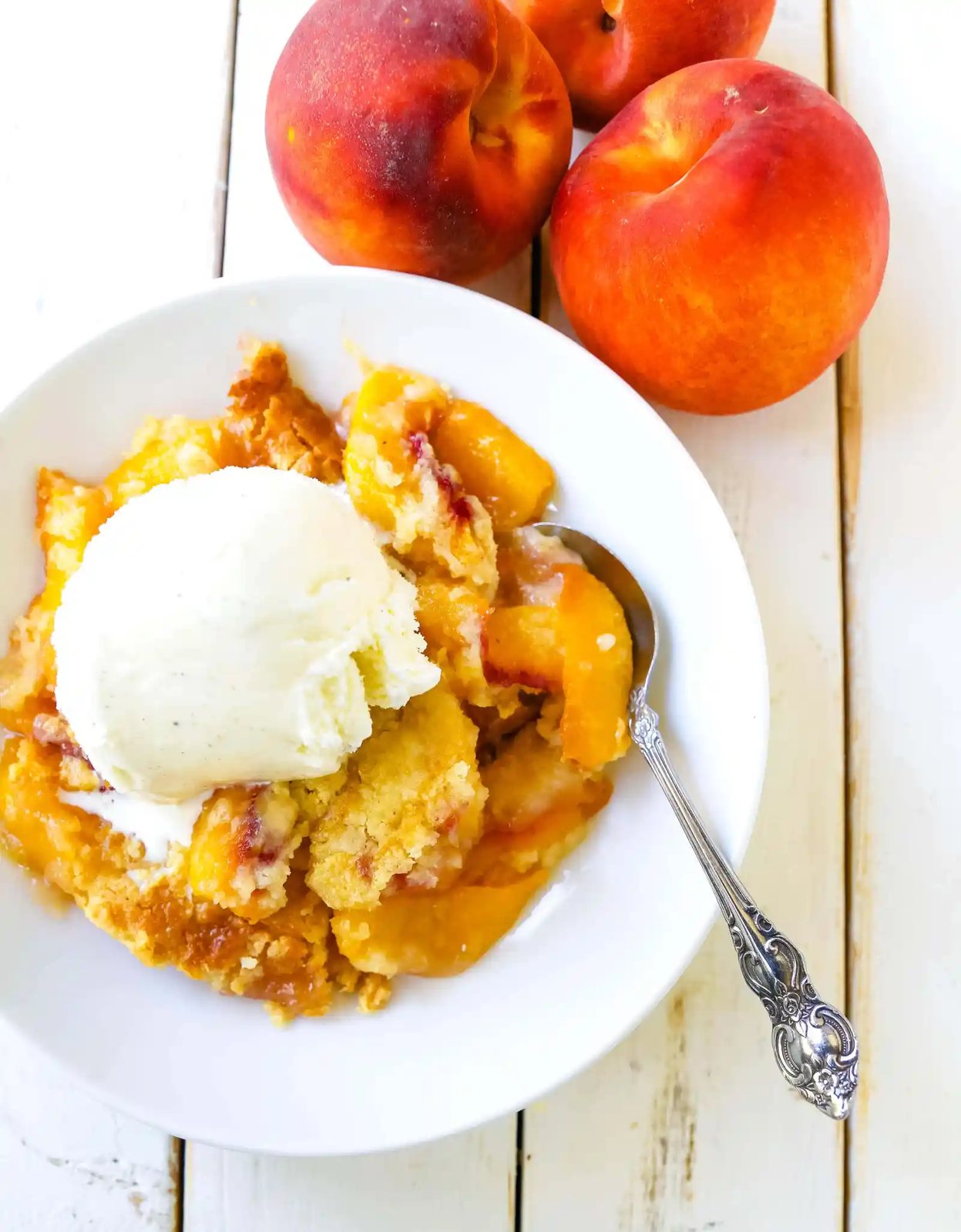 Peach Dump Cake