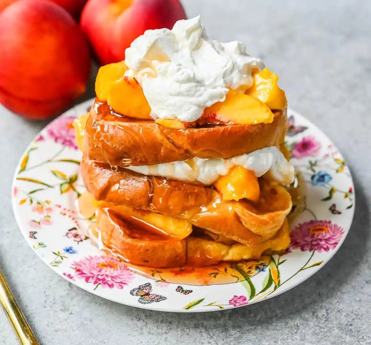 Peaches and Cream French Toast