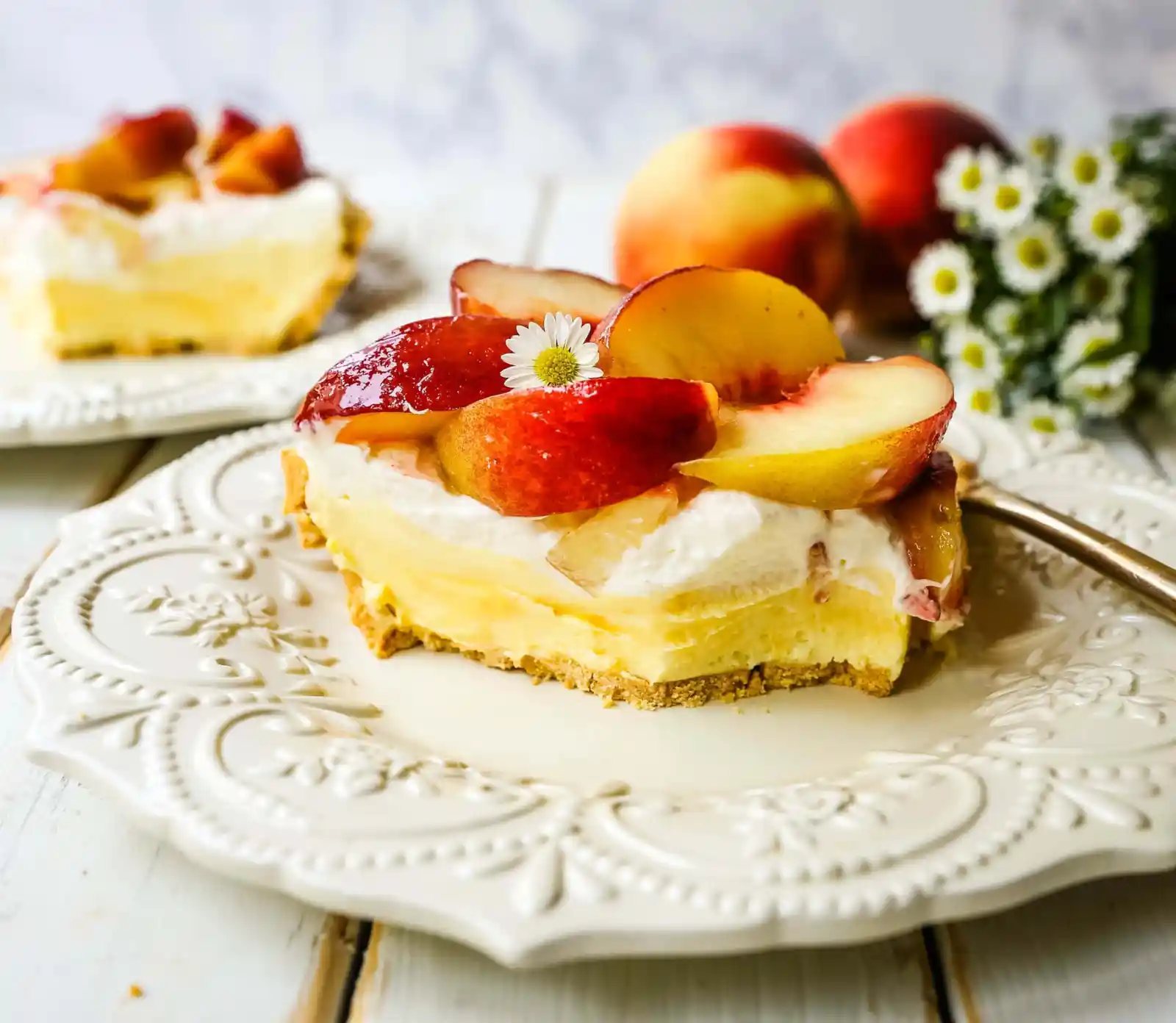 Peaches and Cream Pie