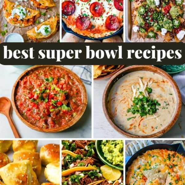 Best Super Bowl Recipes. Whether you’re hosting a full-on Super Bowl party or just hanging out with friends, having the right game day food is a must. Think Super Bowl appetizers such as cheesy turkey sliders, loaded nachos, creamy cilantro dip, and all the best appetizers to keep everyone happy while they watch. From easy finger foods to crowd-pleasing snacks, this list has everything you need for an easy and delicious game day recipe lineup.