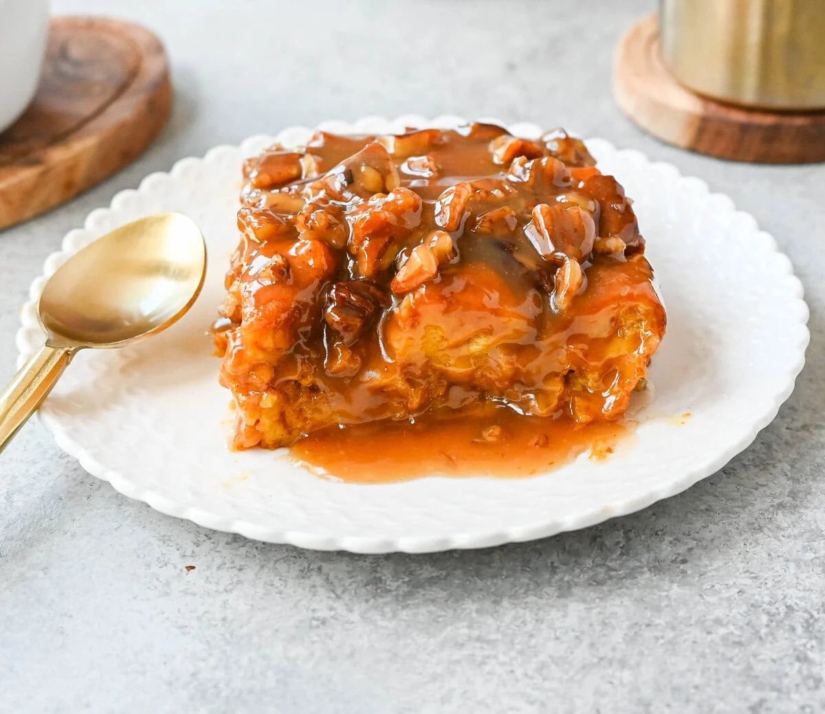 Pumpkin Praline Bread Pudding