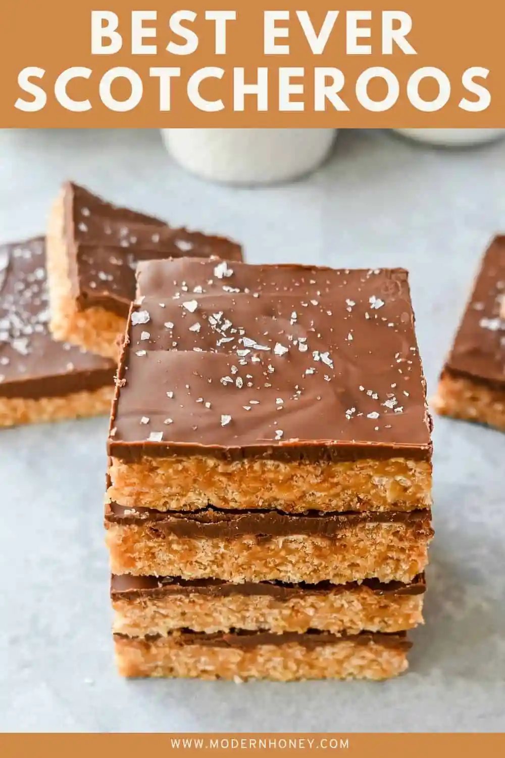 Best Scotcheroos Recipe. A popular dessert bar made with chocolate, peanut butter, butterscotch, and Rice Krispies. An easy no-bake dessert bar made in minutes!