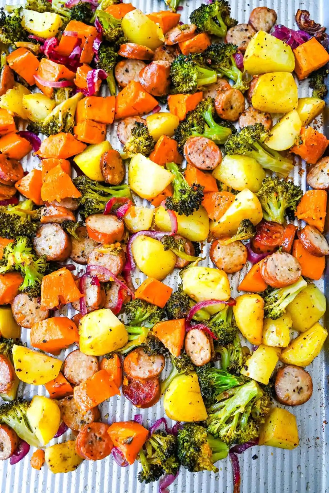 Sheet Pan Chicken Sausage and Veggies