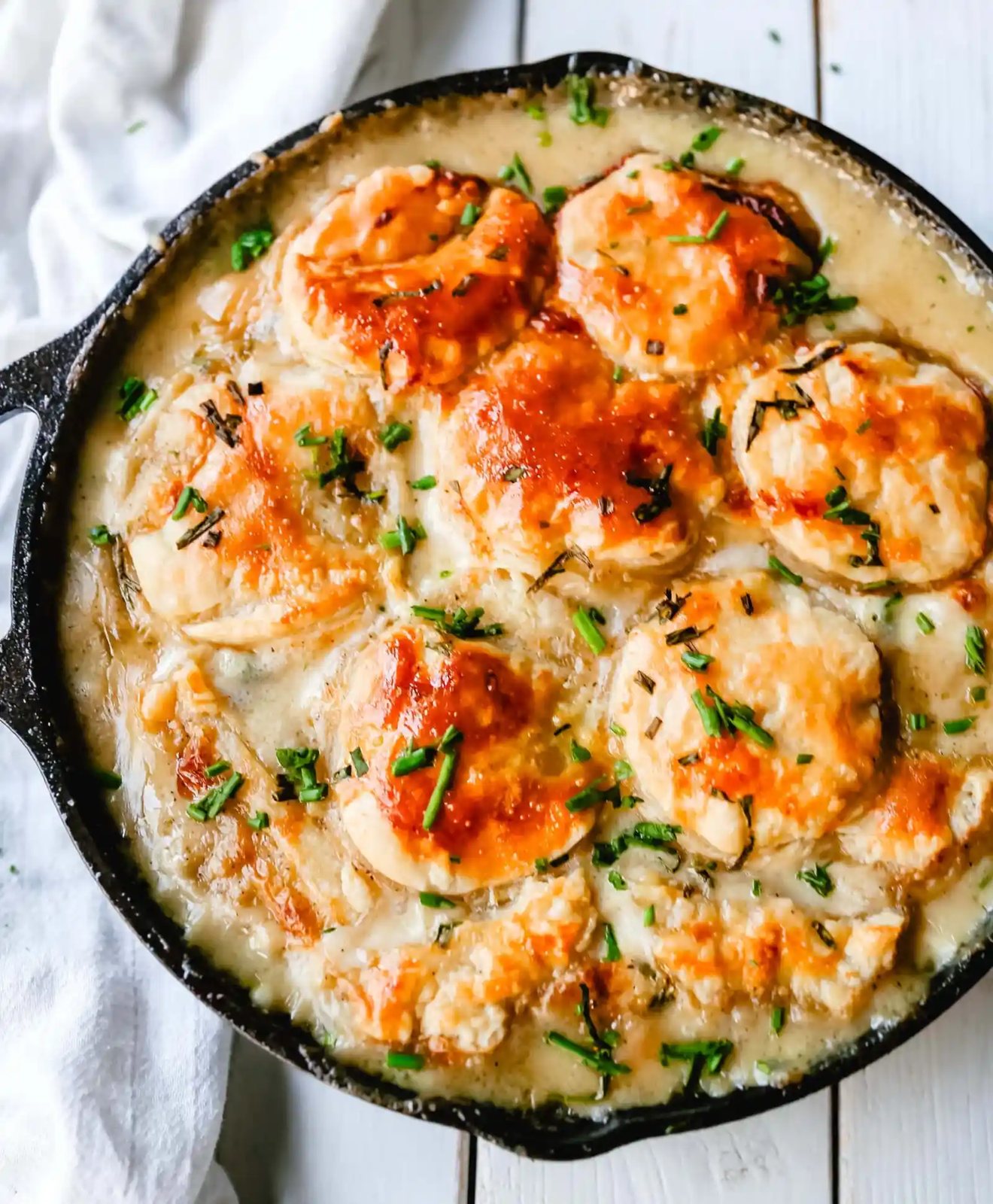 Skillet Chicken Pot Pie