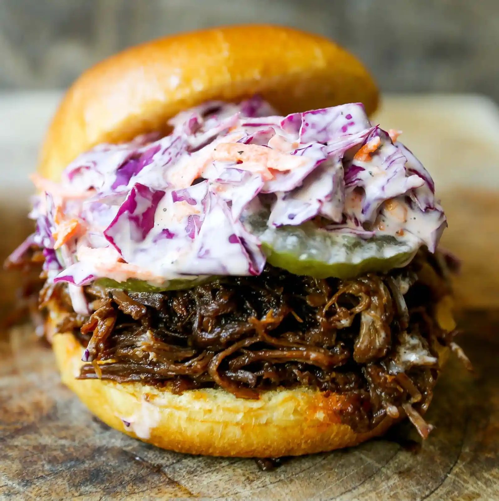 Slow Cooker BBQ Beef Sandwiches