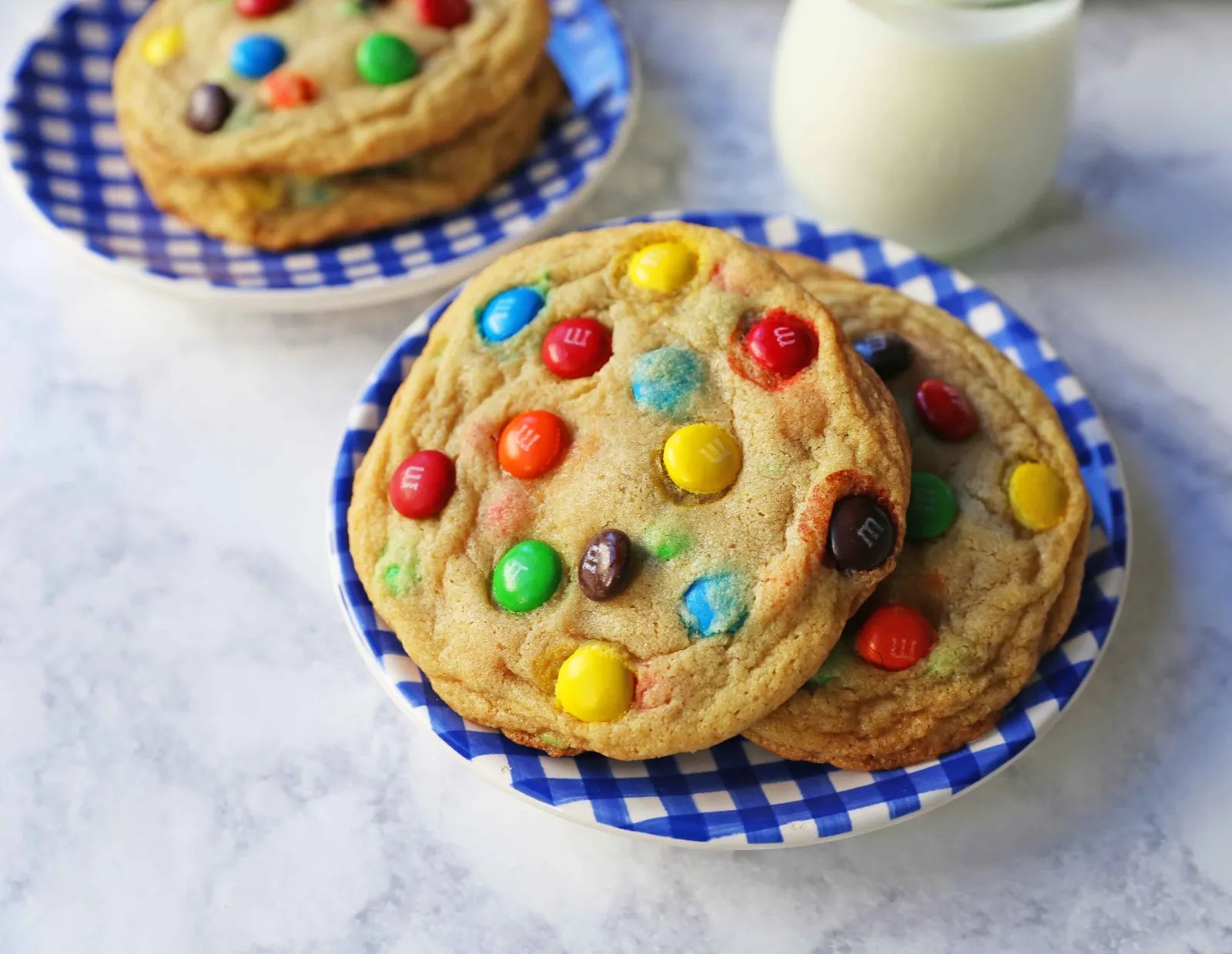 Soft M&M Cookies