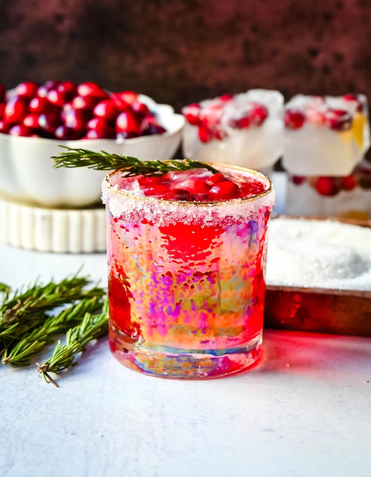 Sparkling Cranberry Mocktail