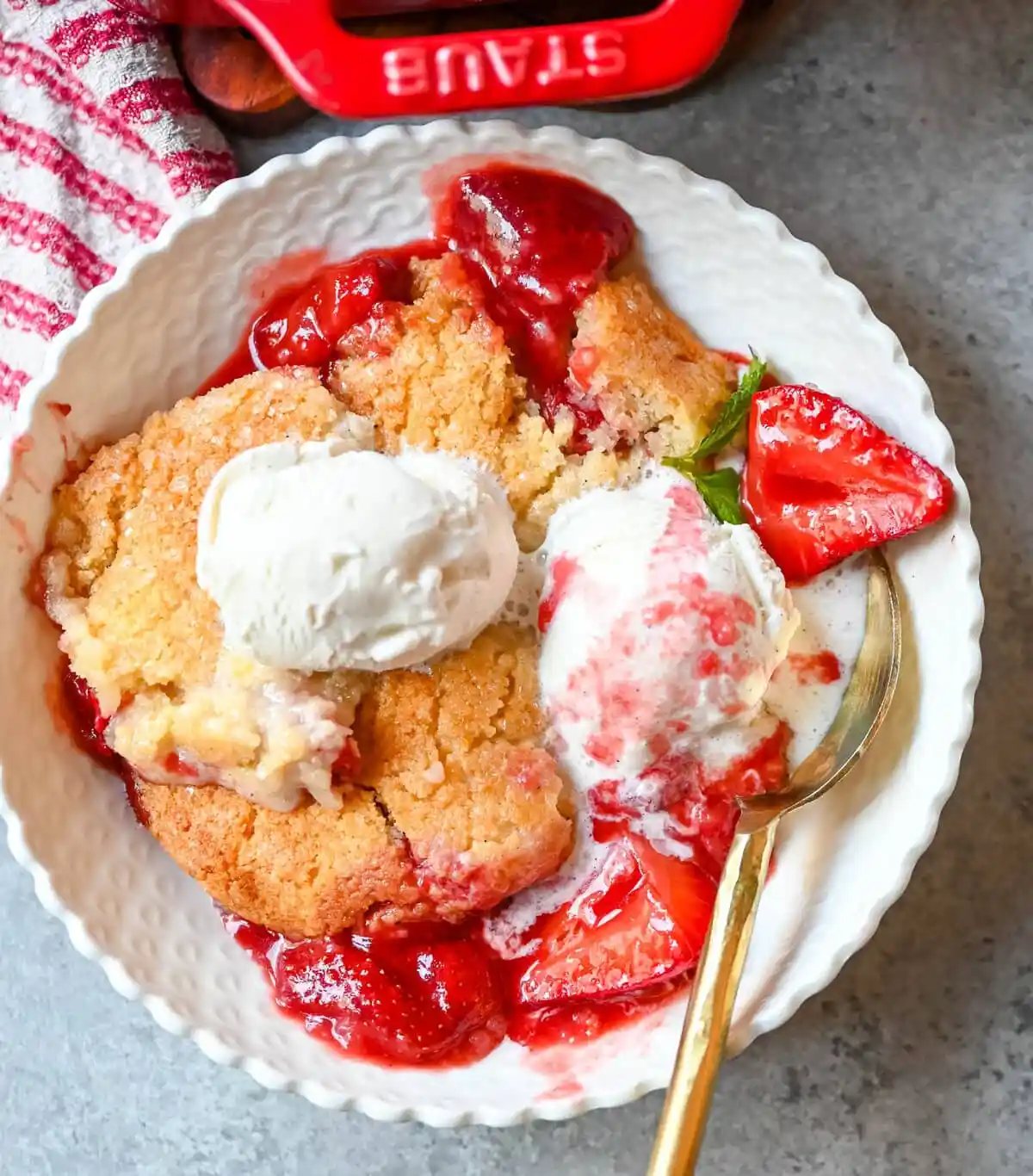 Strawberry Cobbler
